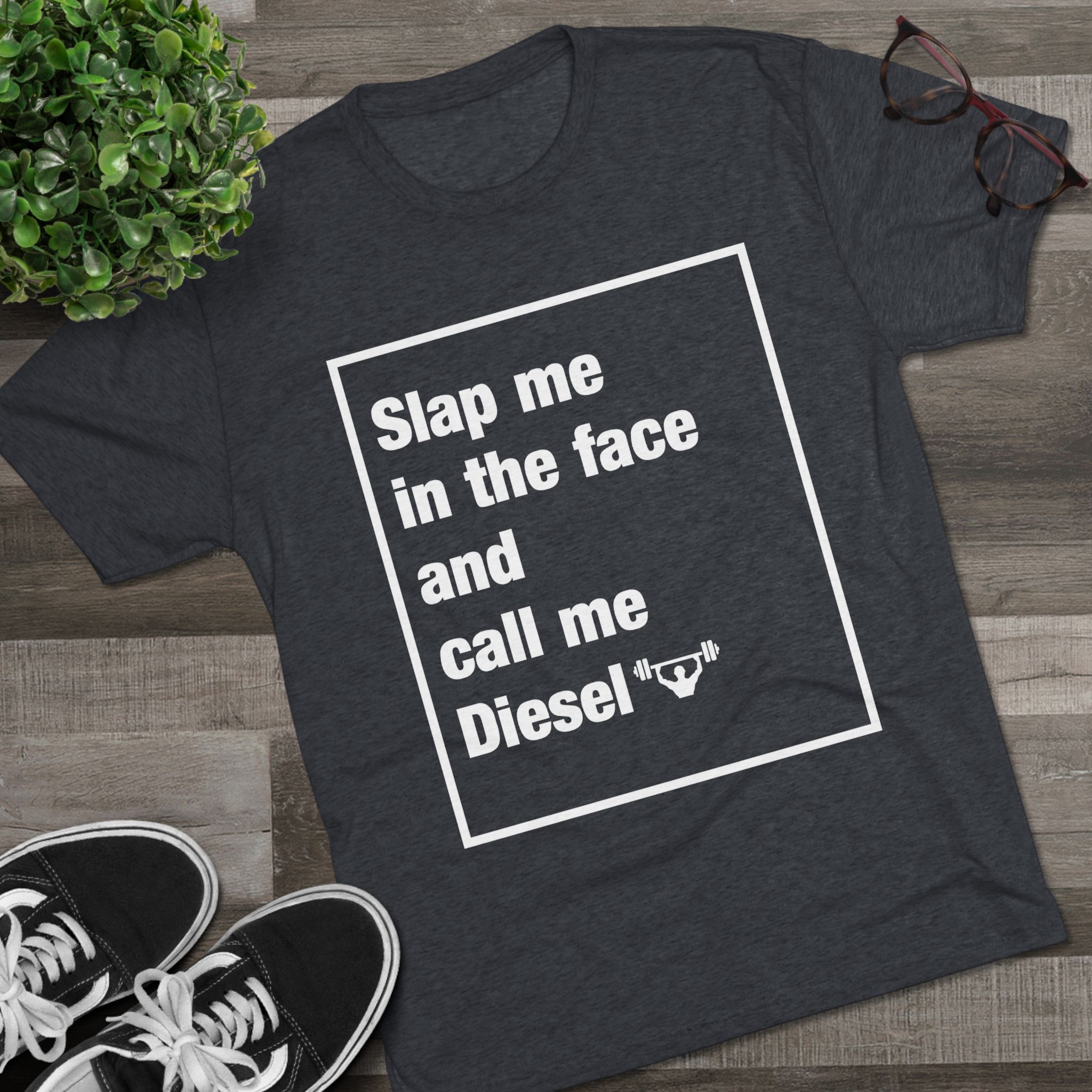 Call Me Diesel - Men's Tri-Blend Crew Tee - Image 23