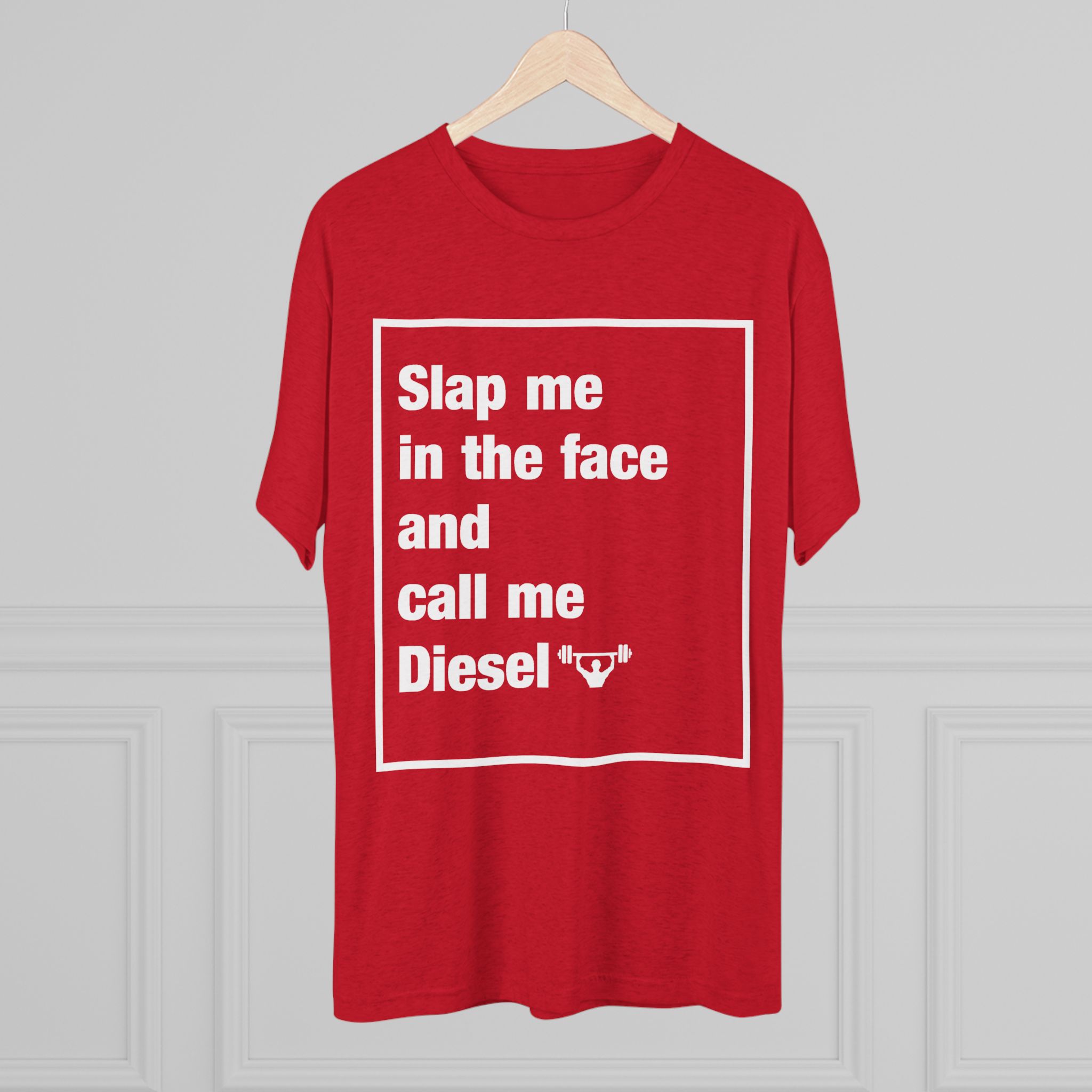 Call Me Diesel - Men's Tri-Blend Crew Tee - Image 32