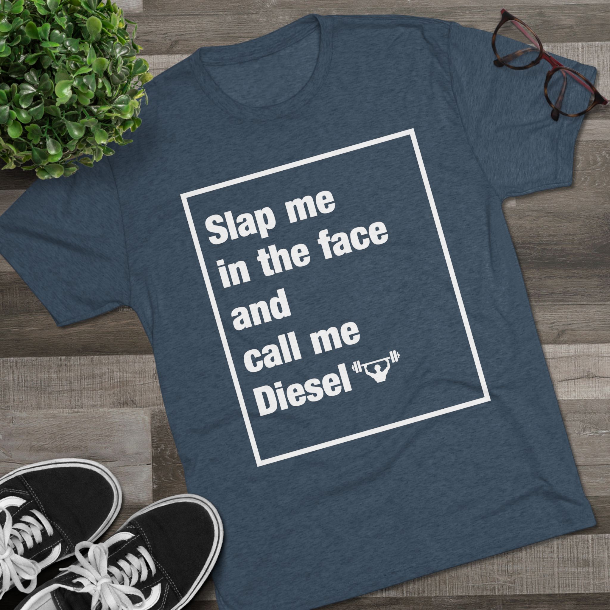 Call Me Diesel - Men's Tri-Blend Crew Tee - Image 19