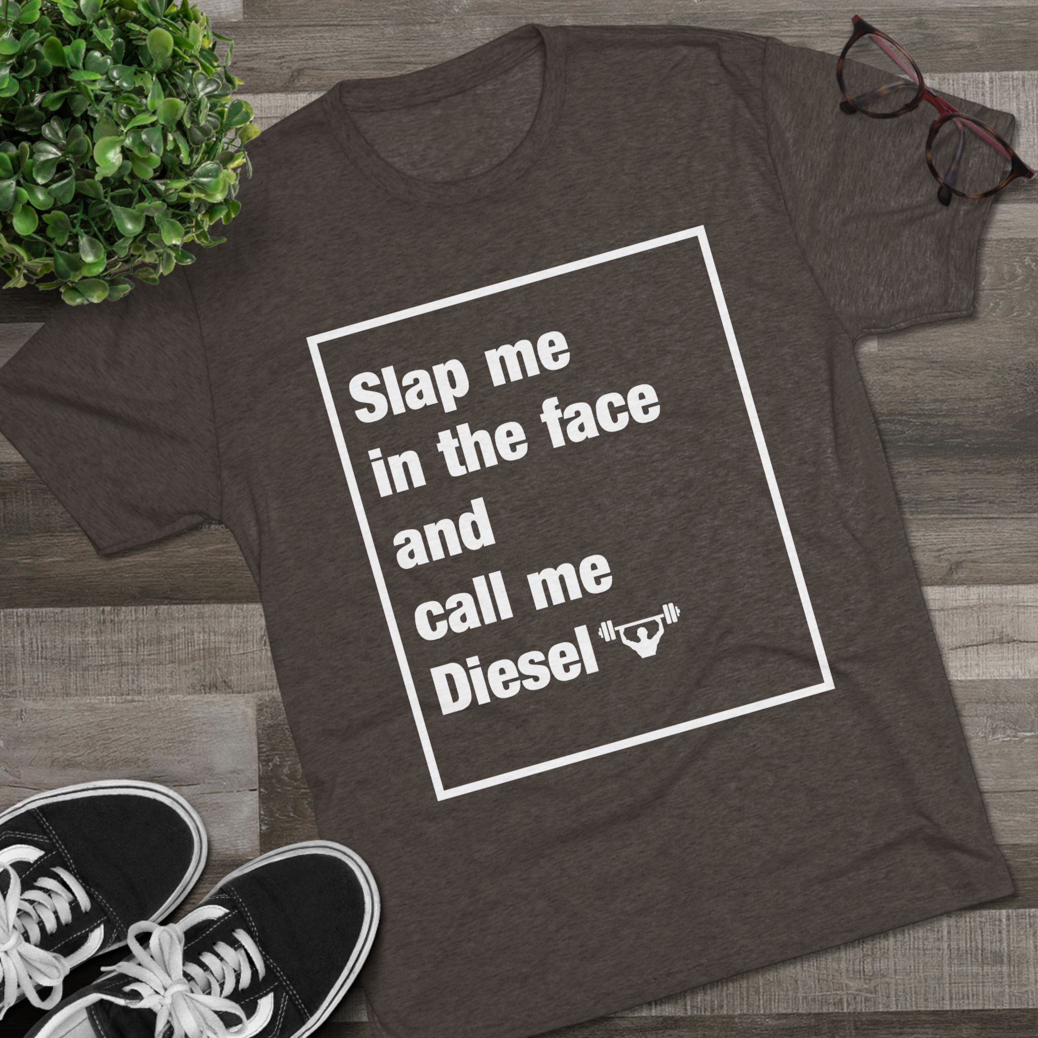 Call Me Diesel - Men's Tri-Blend Crew Tee - Image 11