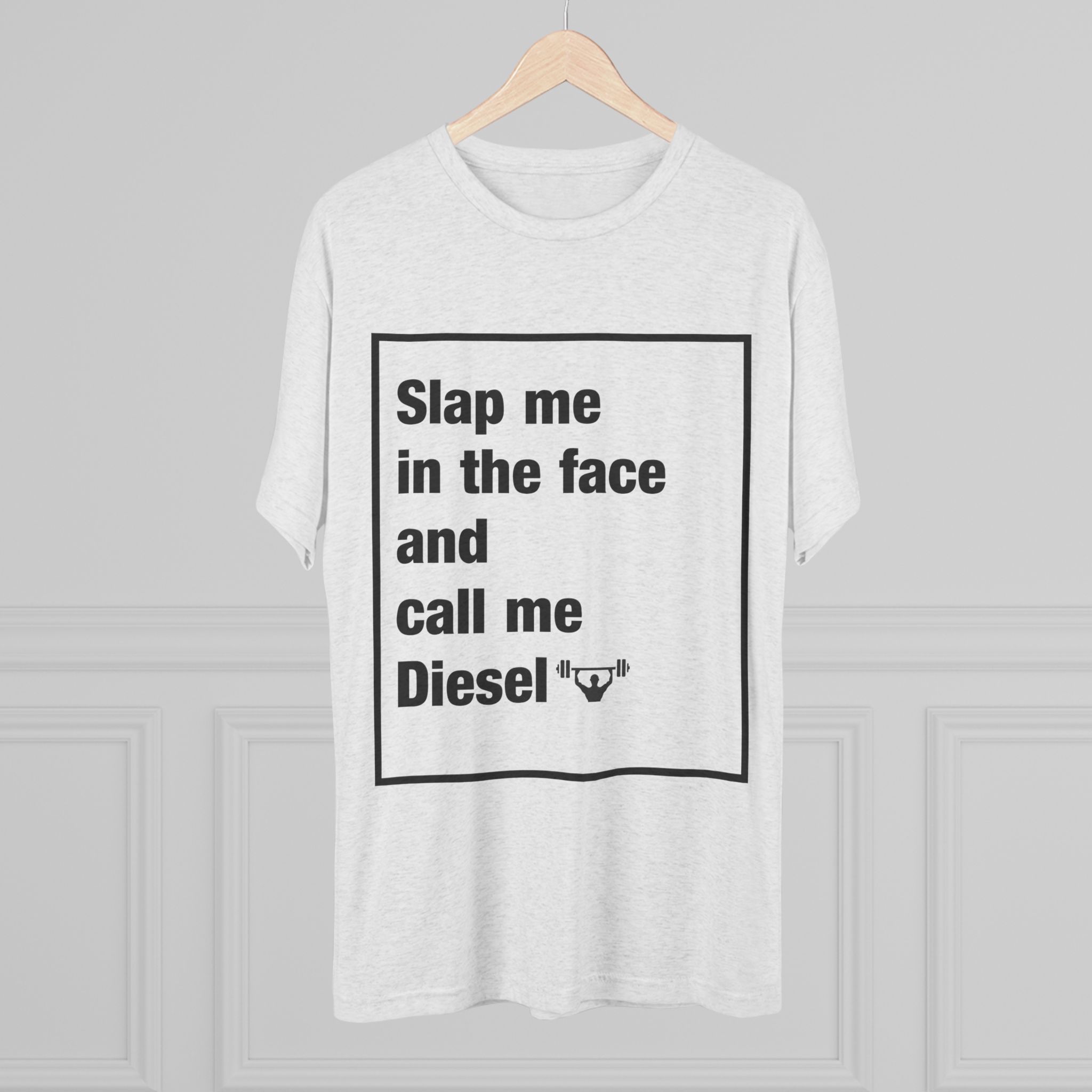 Call Me Diesel - Men's Tri-Blend Crew Tee - Image 4